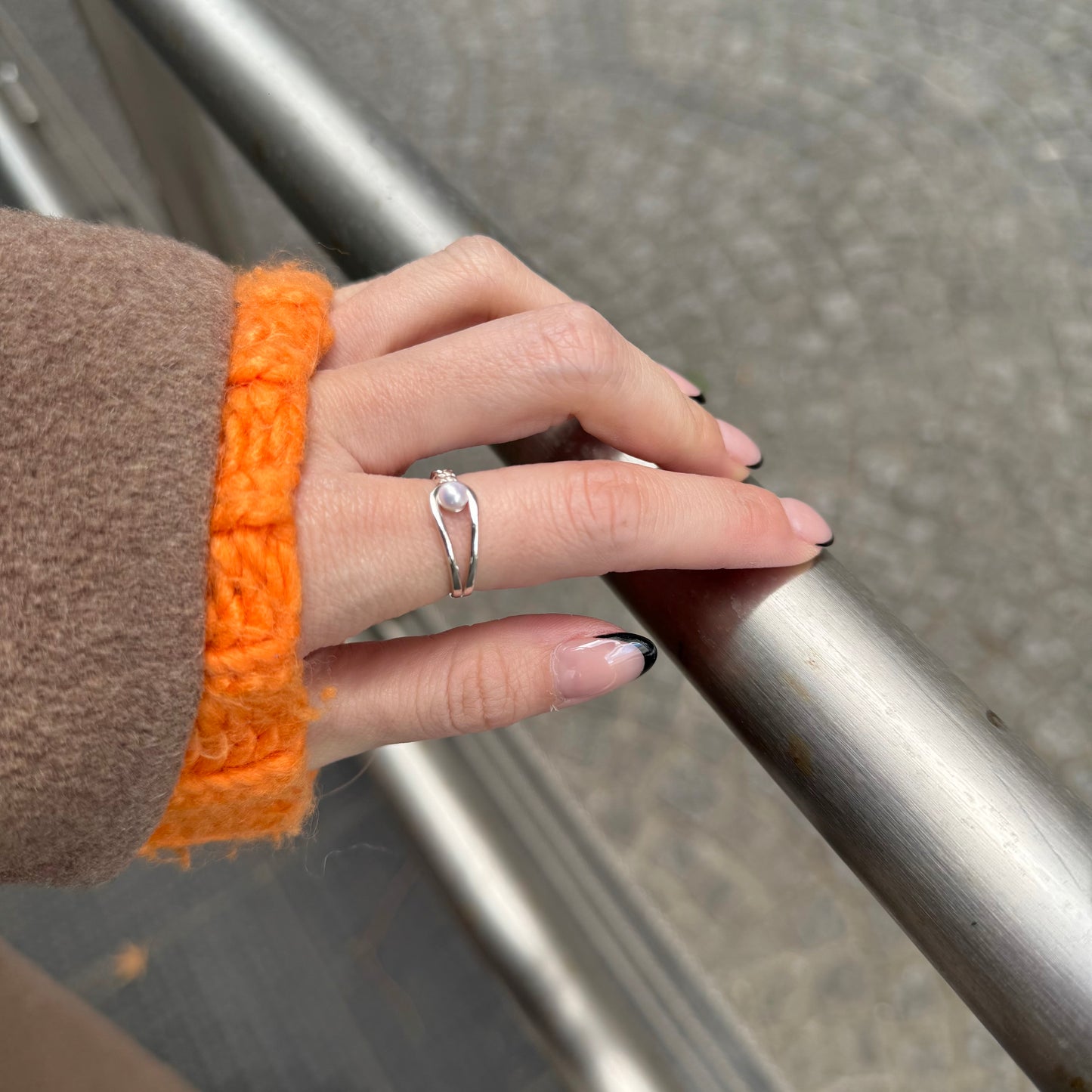 Pearl design ring 11