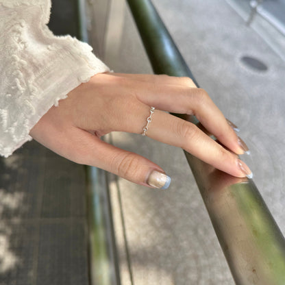 Heart plain ring 69
