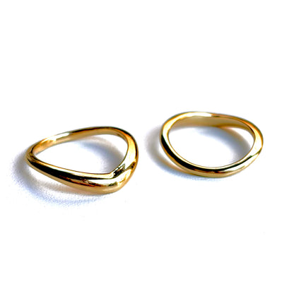 Brass plain ring 22