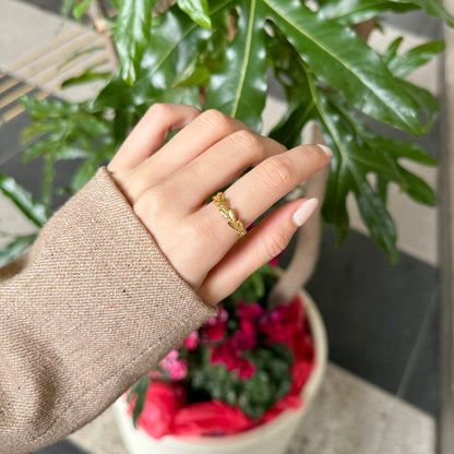 Brass plain ring 60