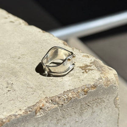 【9/22(月)21:00販売終了】 《FUKUOKA先行》Silver925×Brass plain ring