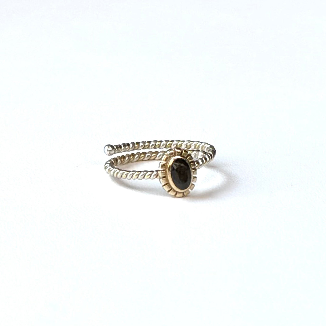 Silver925×Brass petit ring 3