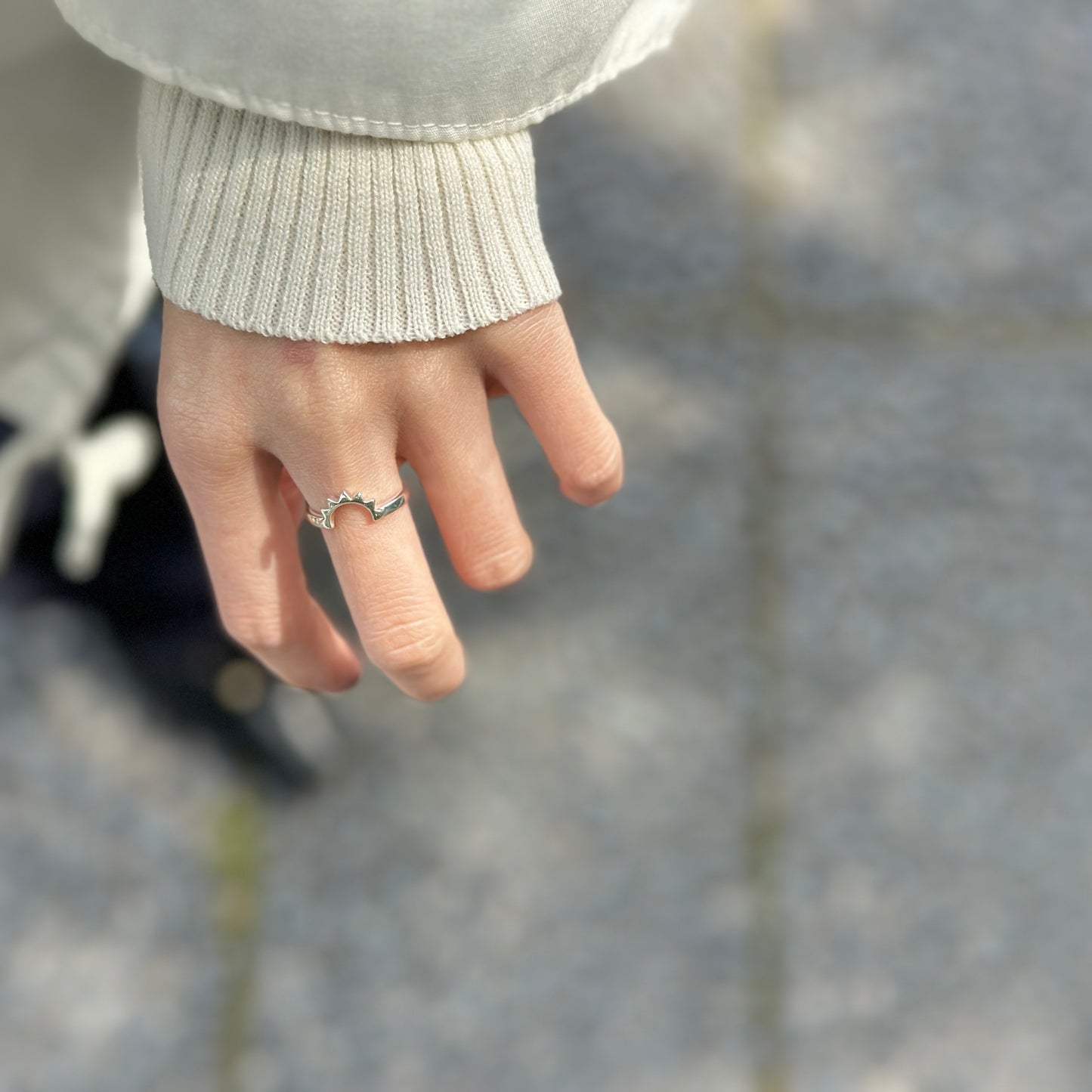 Silver925 plain ring 2