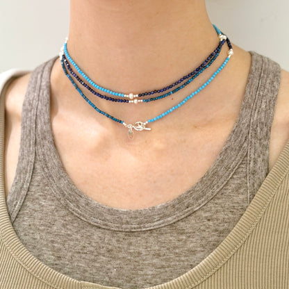 Pearl×Stone necklace 3