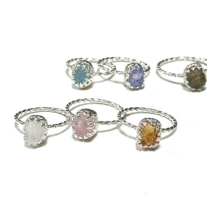 Roughcut ring