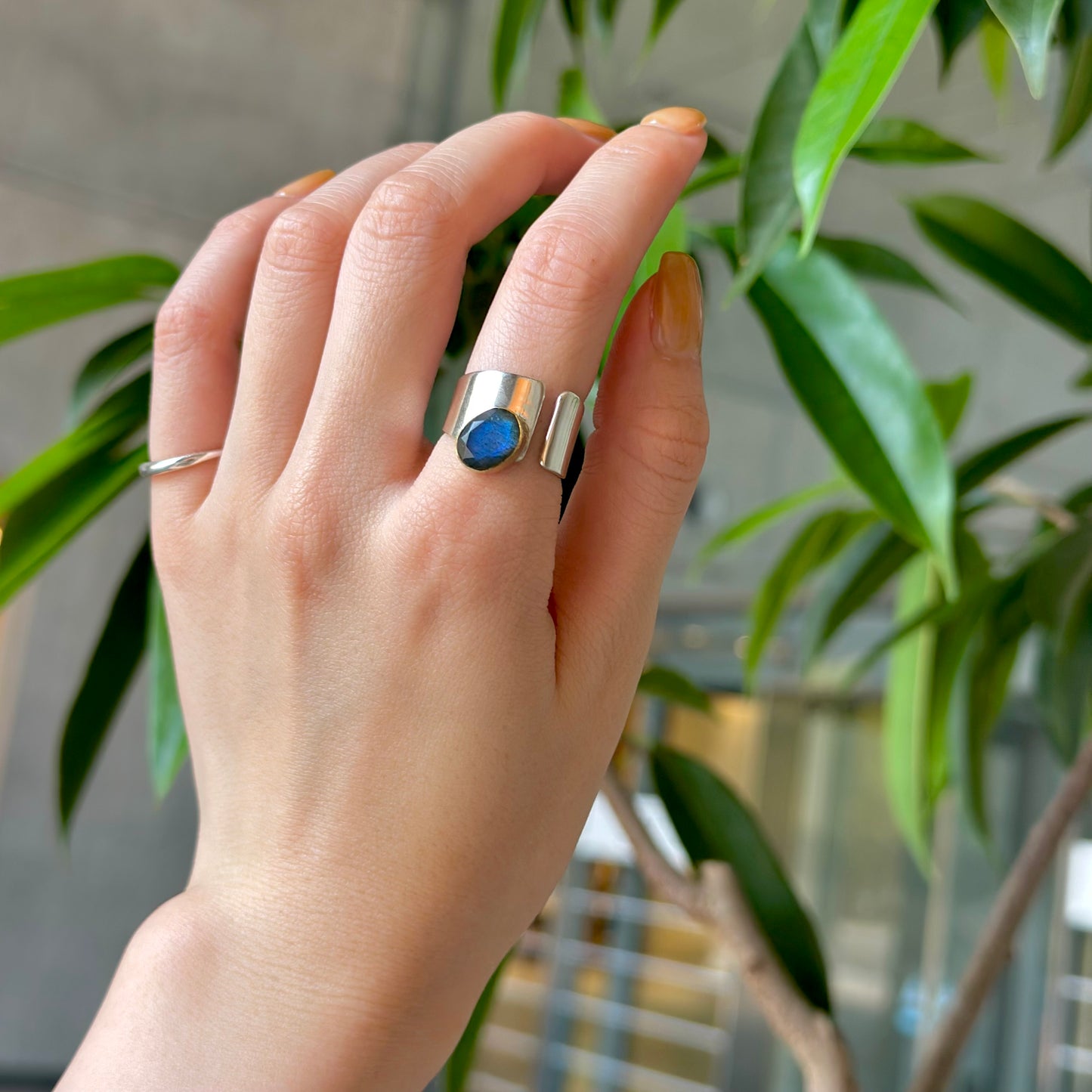 Silver925×Brass design ring 7