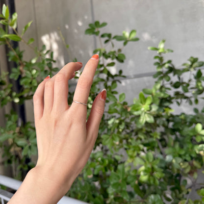 Silver925 plain ring 48