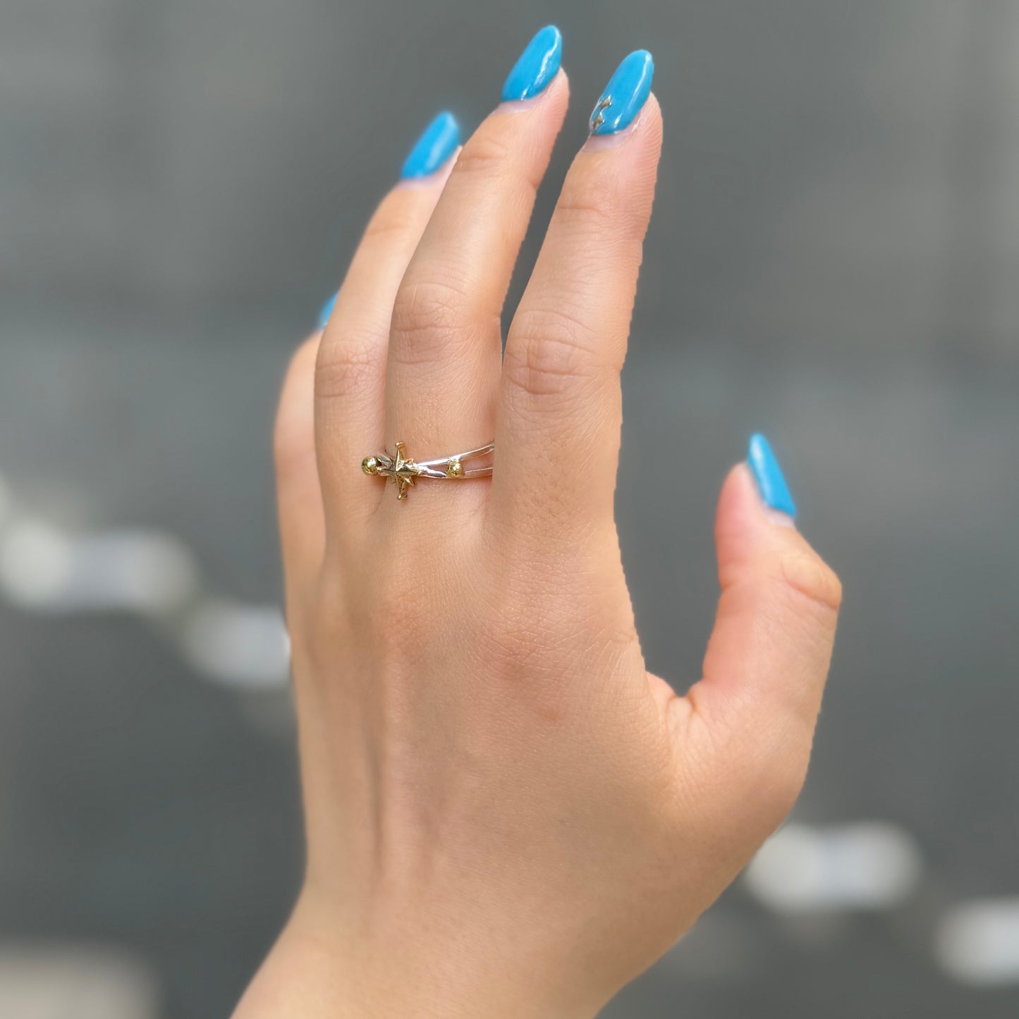 Star plain ring 13