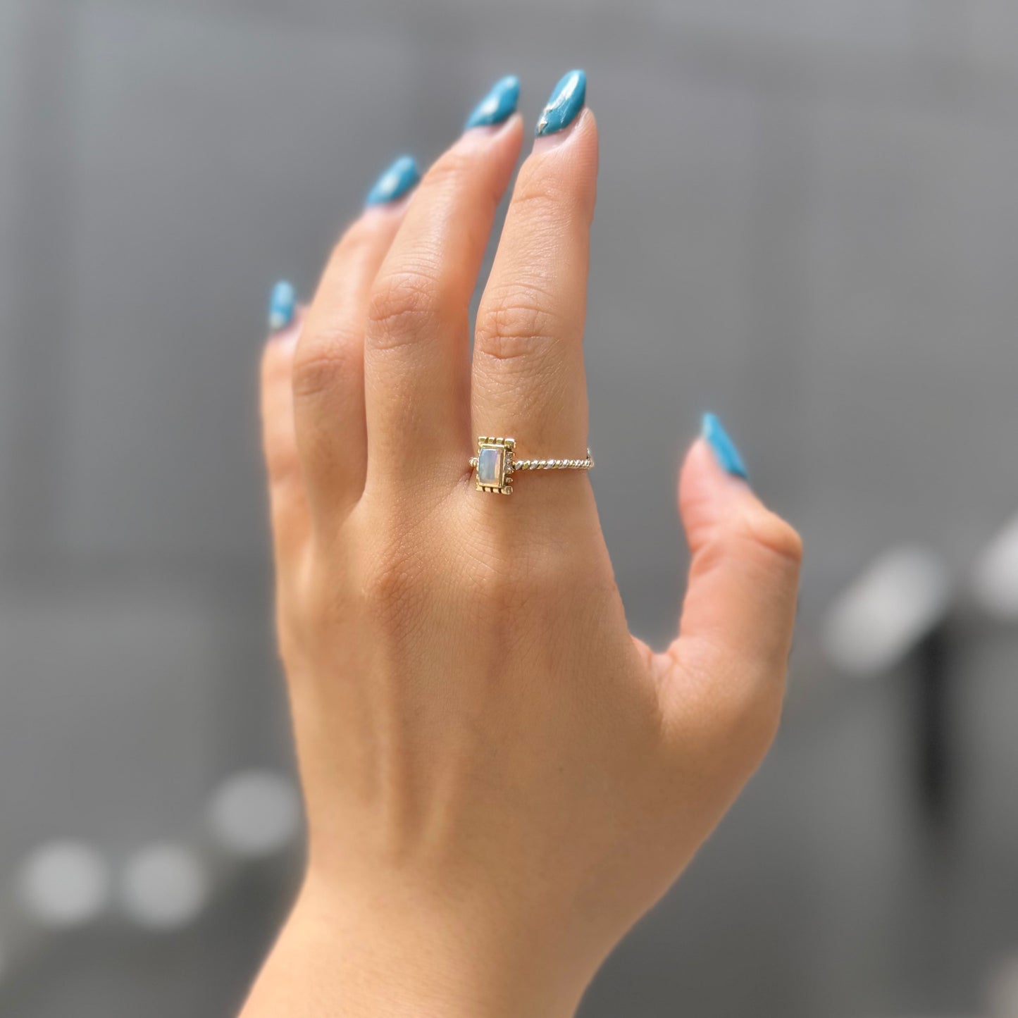 Silver925×Brass petit ring 6