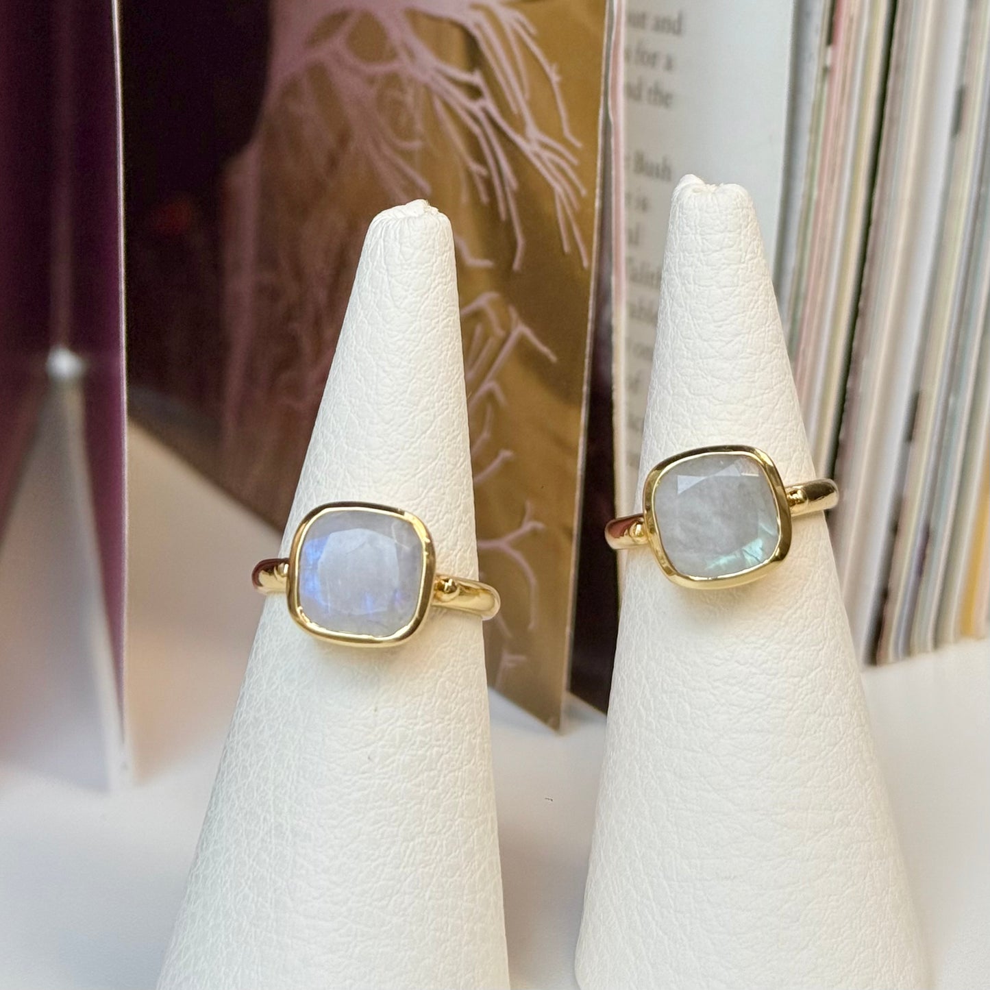 Brass square ring