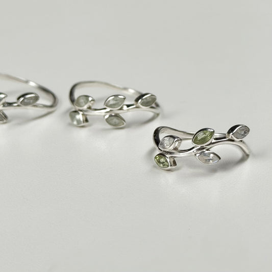 Leaf design ring