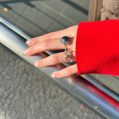 Silver925×Brass design ring 15