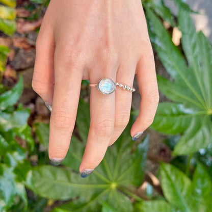 Silver925 1stone ring 8