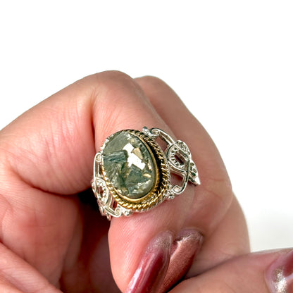 Connect ring〈 Druzy 〉