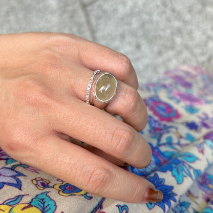 Silver925 plain ring 66