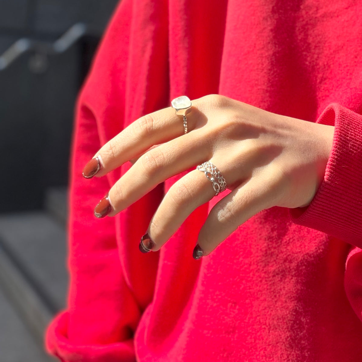 Silver925 design ring 132