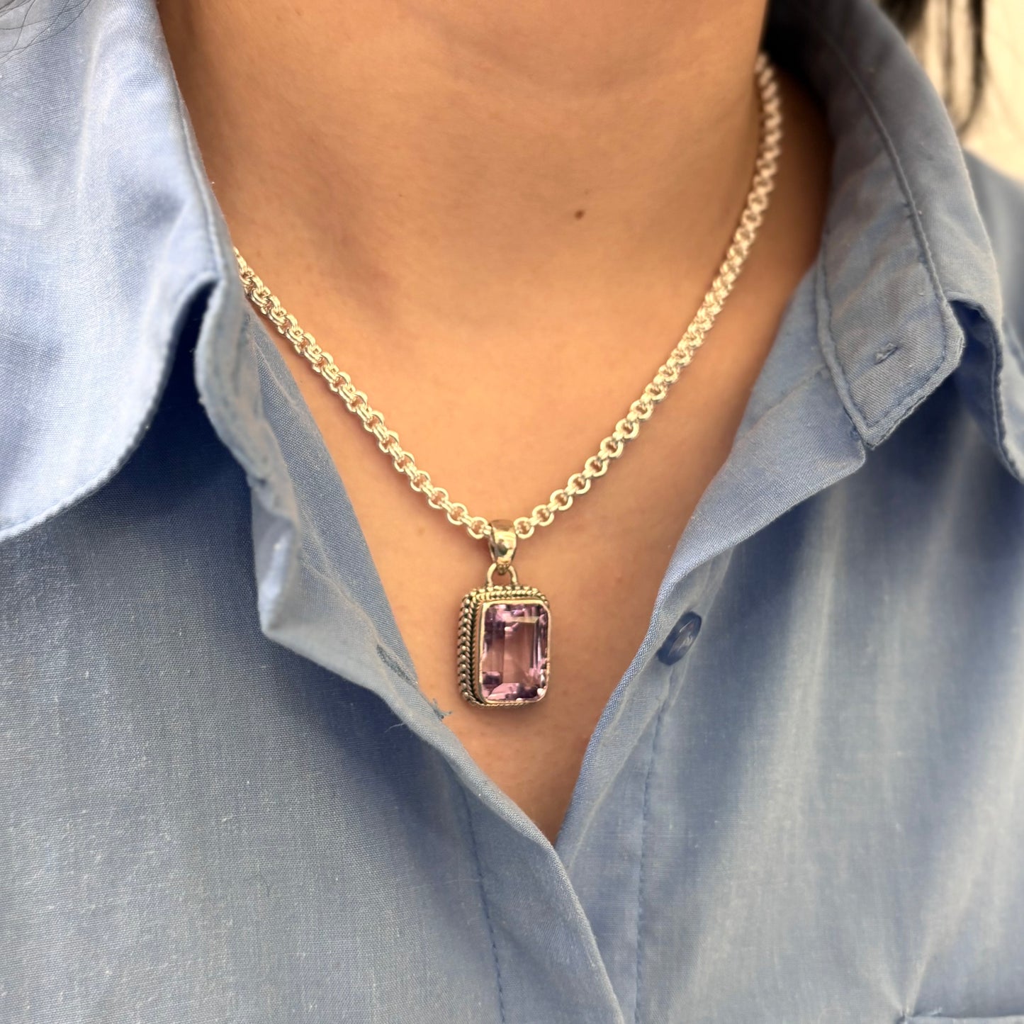 Silver925 chain necklace 36