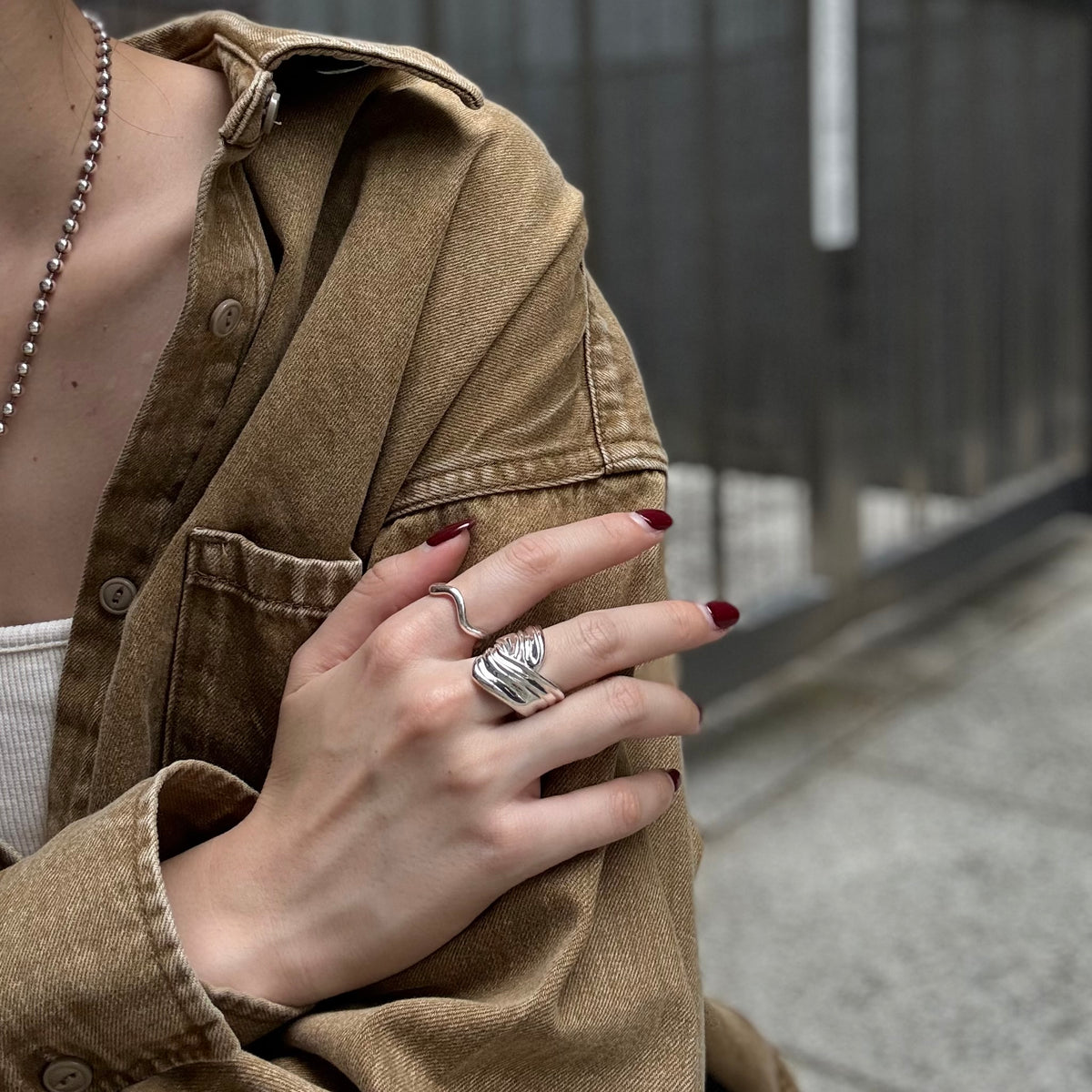 〈渋谷限定〉Silver925 plain ring 1
