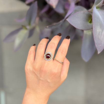 Silver925×brass design ring 22