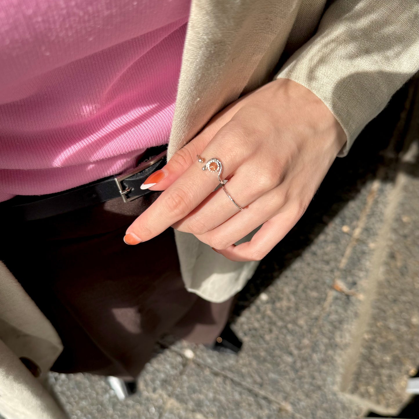 Silver925 design ring 84