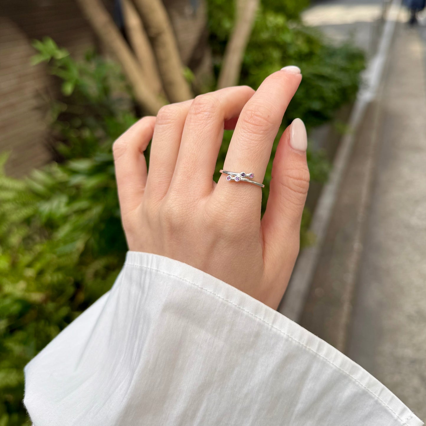 Silver925 design ring 90