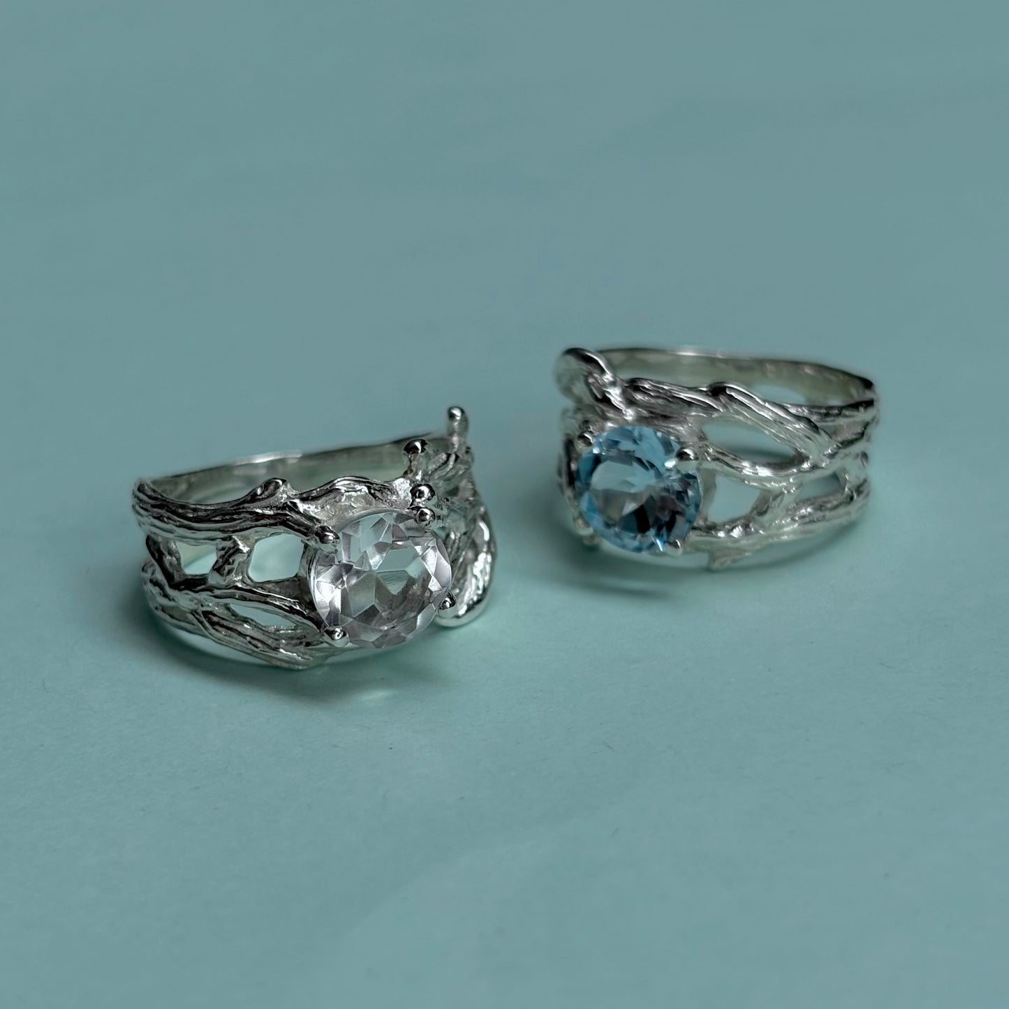 Botanical design ring