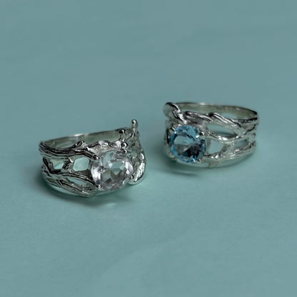 Botanical design ring