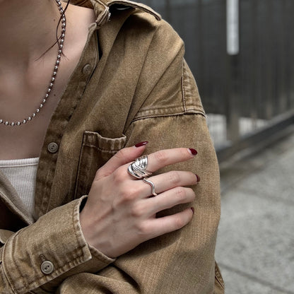 〈渋谷限定〉Silver925 plain ring 1