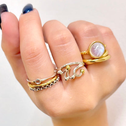Brass design ring 2