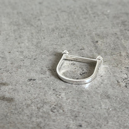 Silver925 plain ring 6