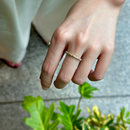 Silver925×Brass plain ring 20