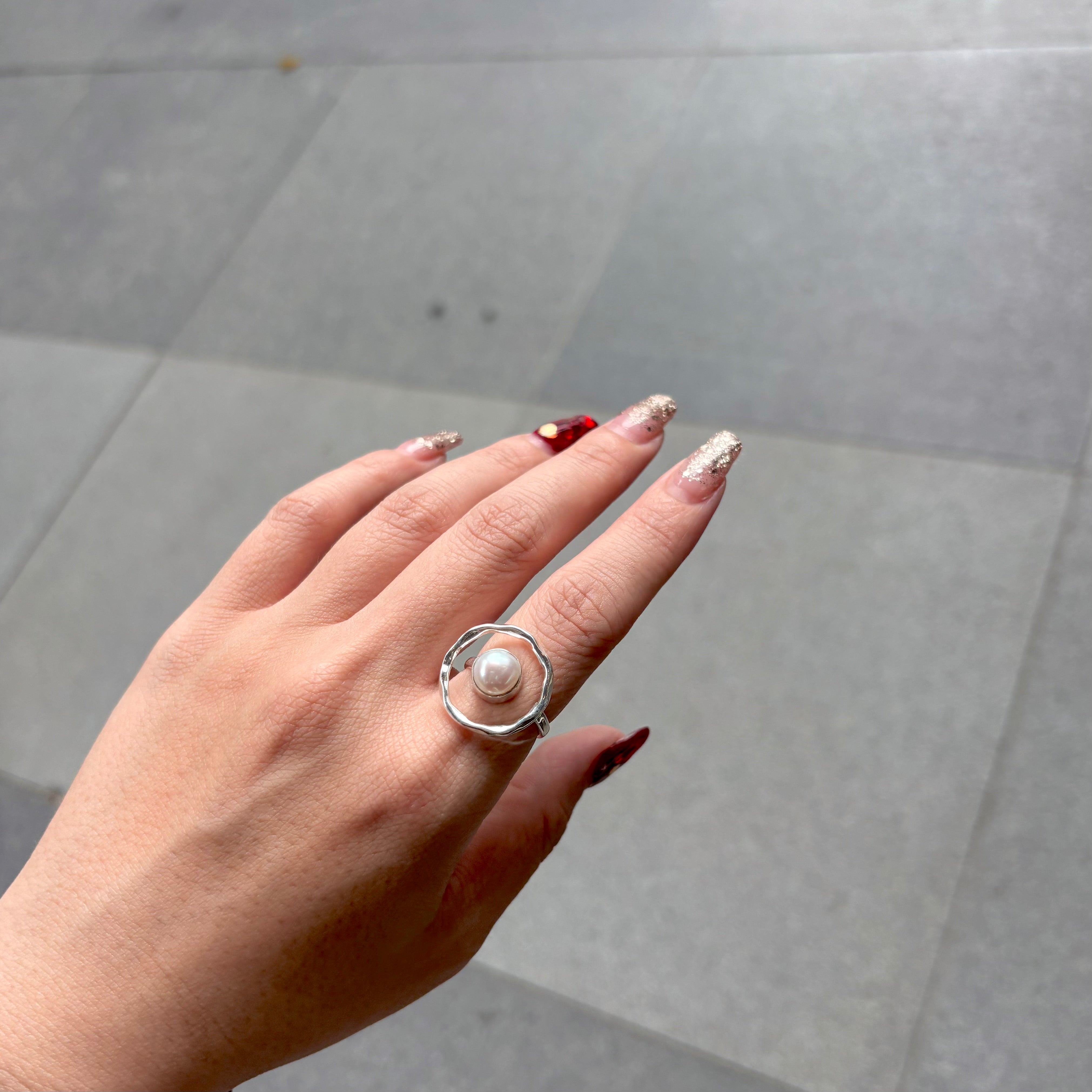 Silver925 design ring 80 – Biju mam