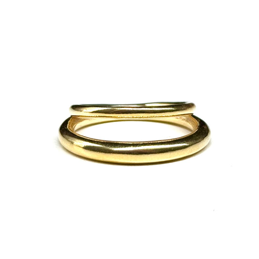 Brass plain ring 64