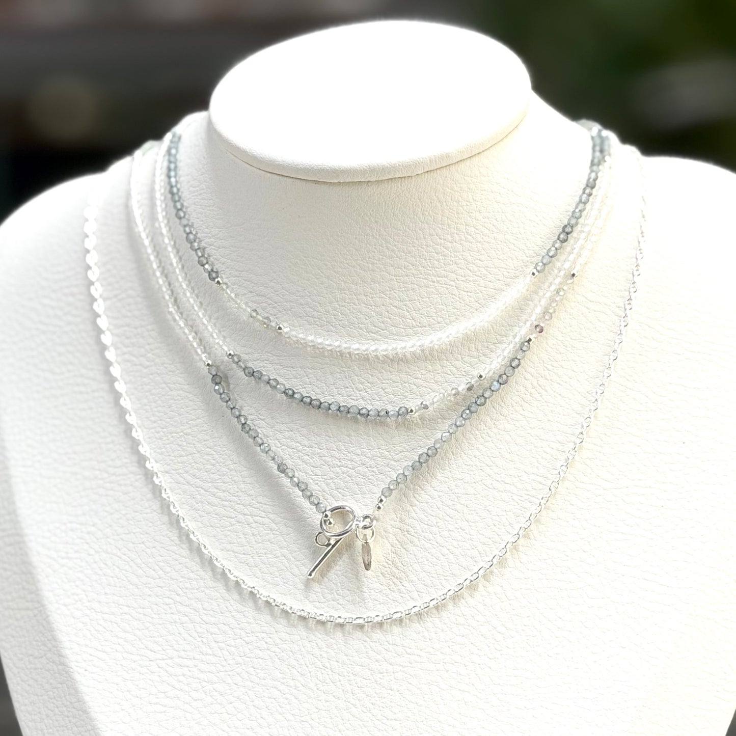 Silver925 Stone necklace 1