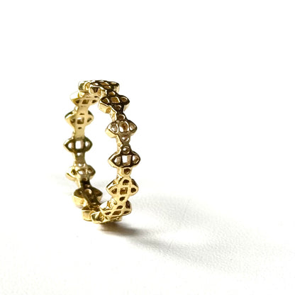 Brass plain ring 59