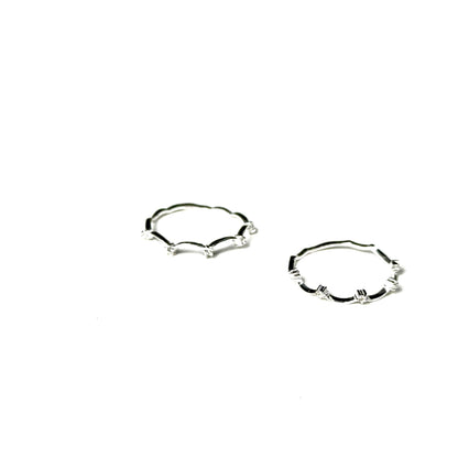 【Biju mam poco】White topaz ring 4