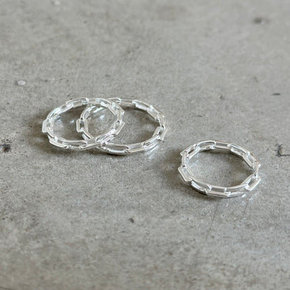 Silver925 plain ring 3