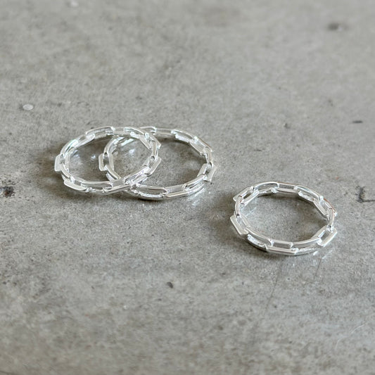 Silver925 plain ring 3