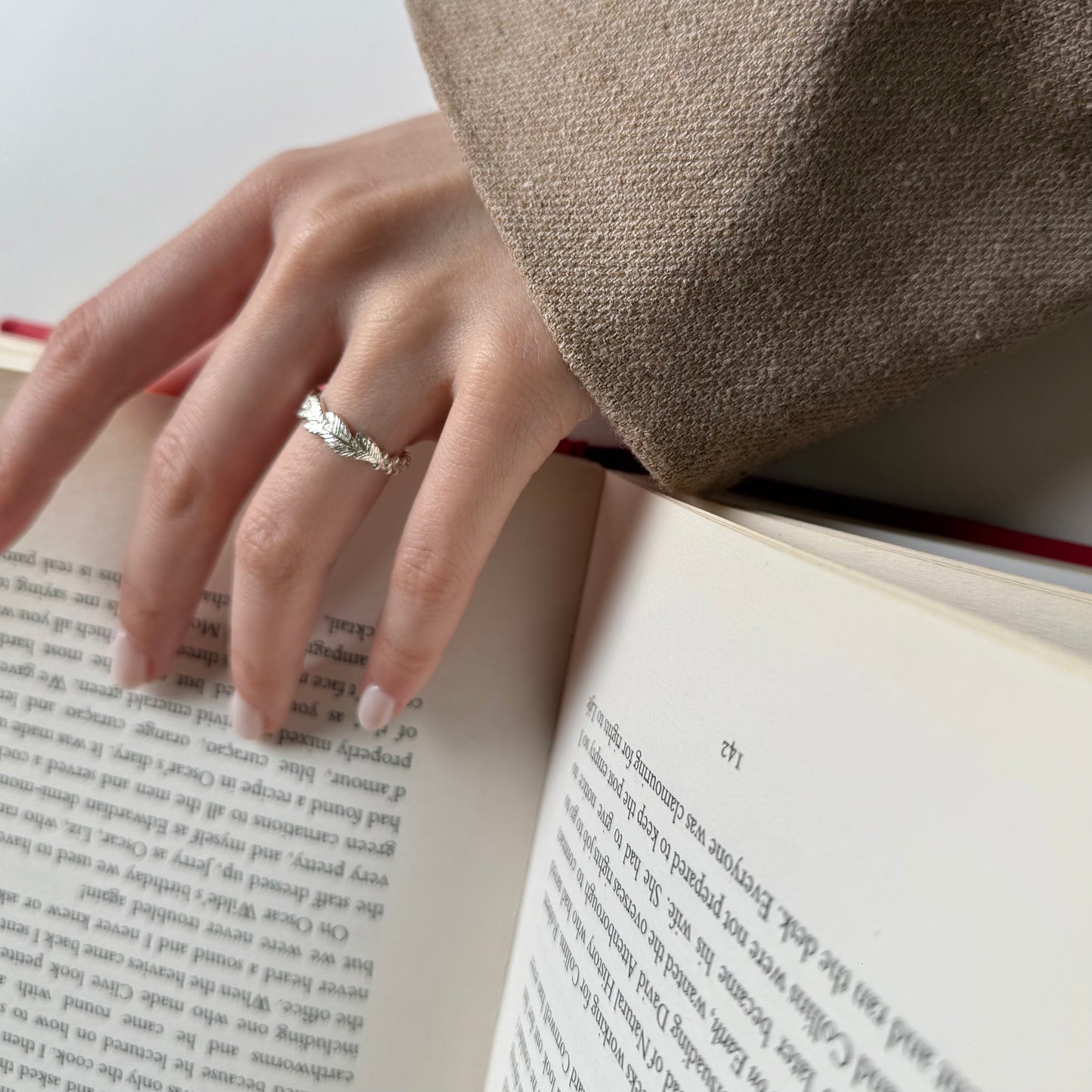 Silver925 plain ring 142