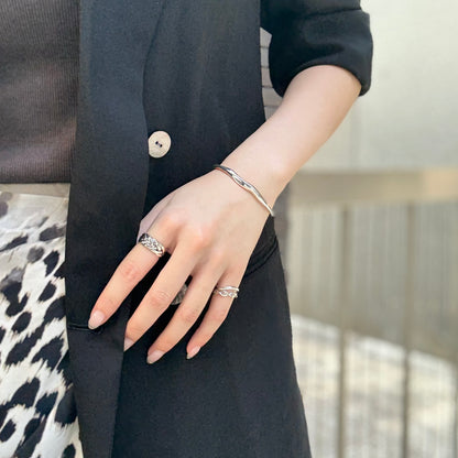 Silver925 plain ring 51