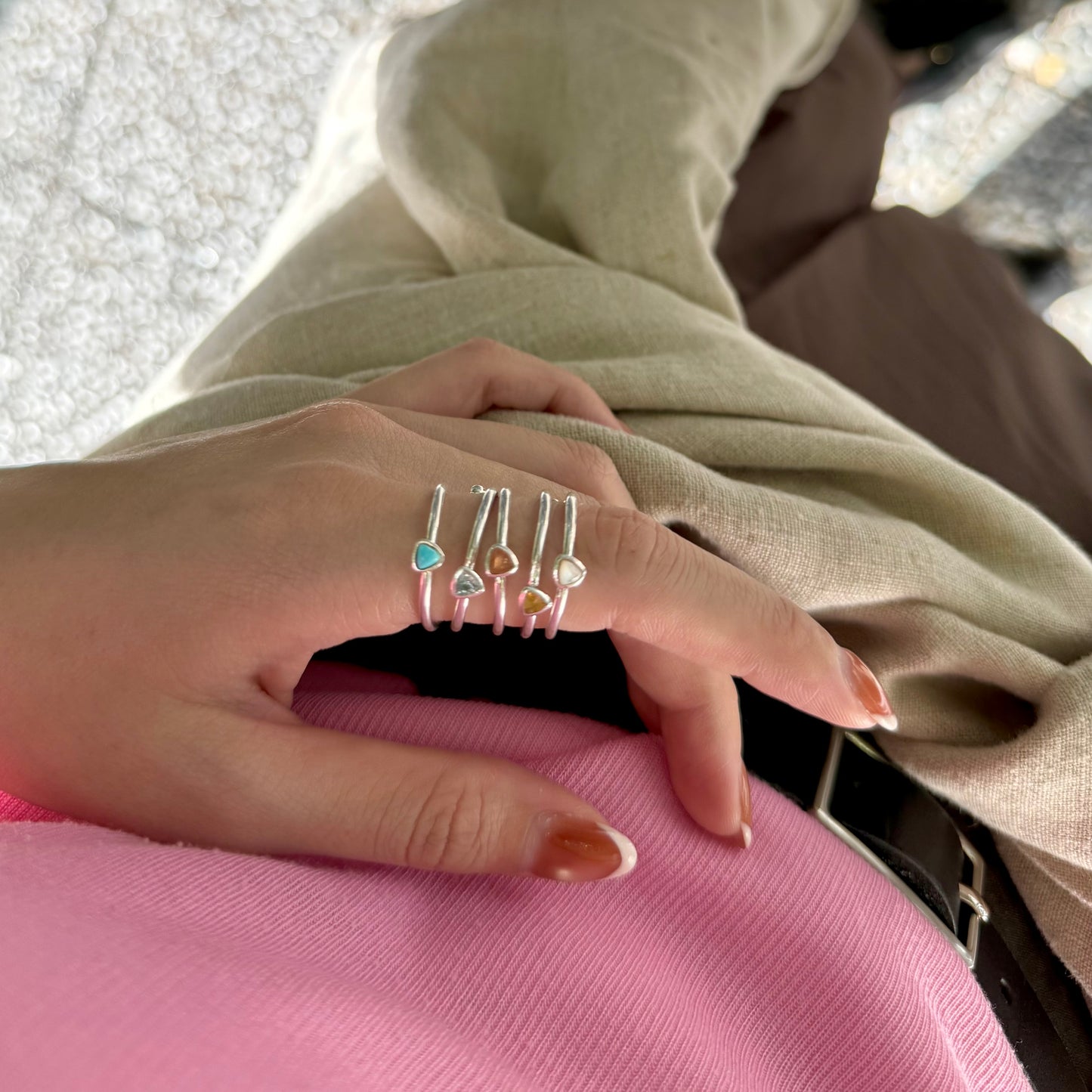 Silver925 petit ring 17