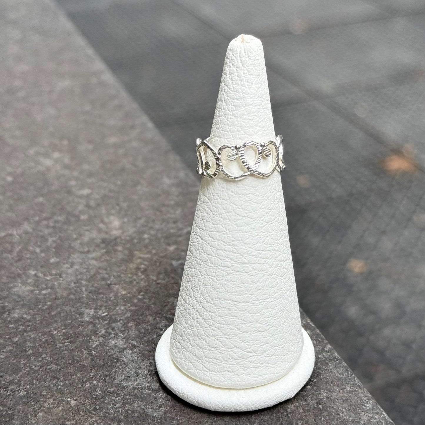 Silver925 plain ring 4