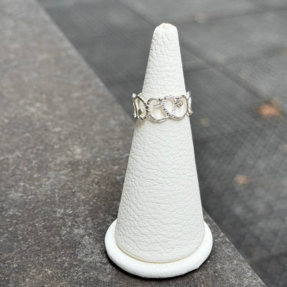 Silver925 plain ring 4