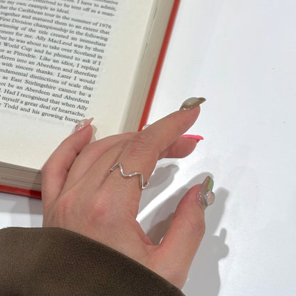 Silver925 plain ring 133