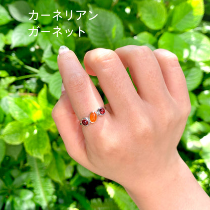 Silver925 3stone ring