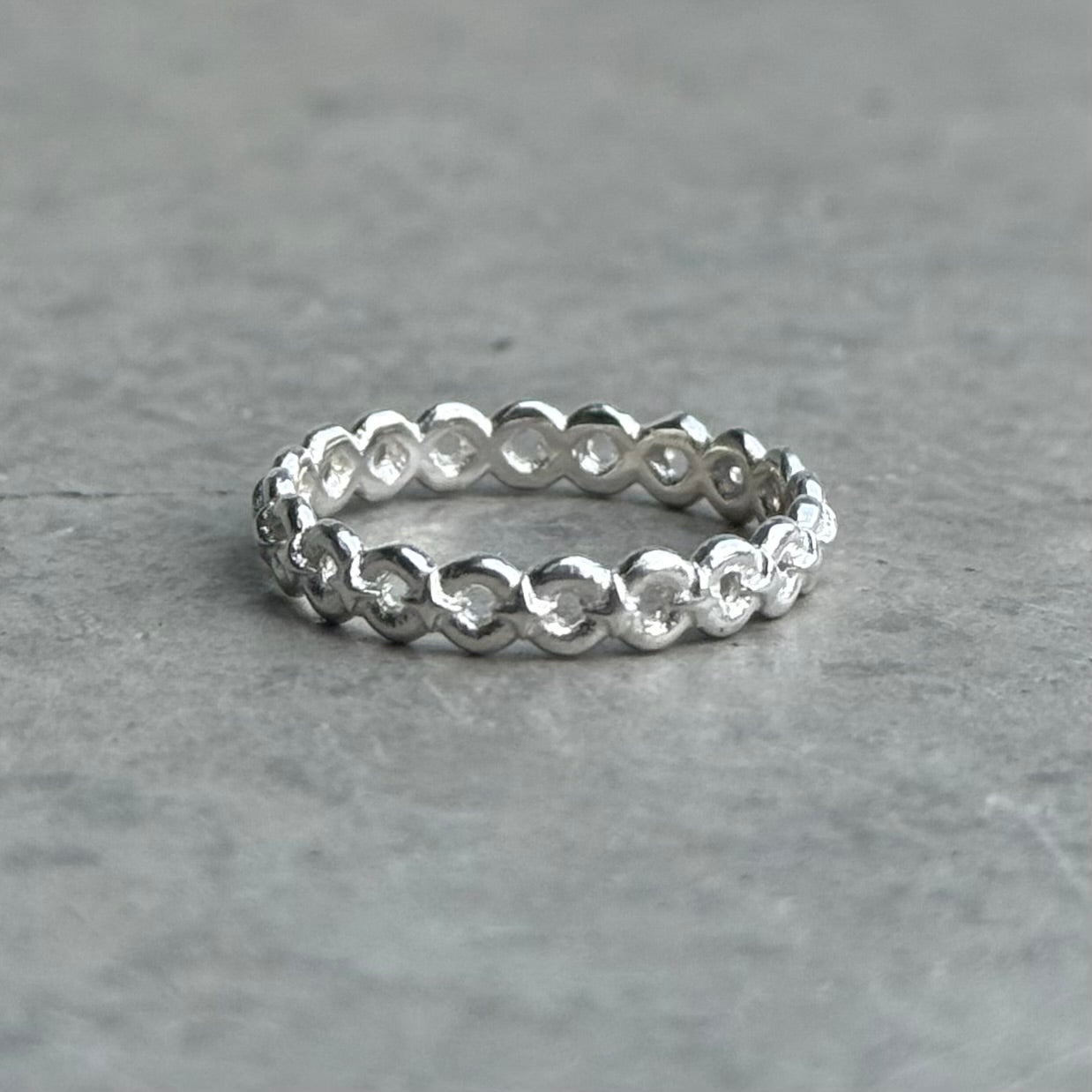 Star plain ring 10