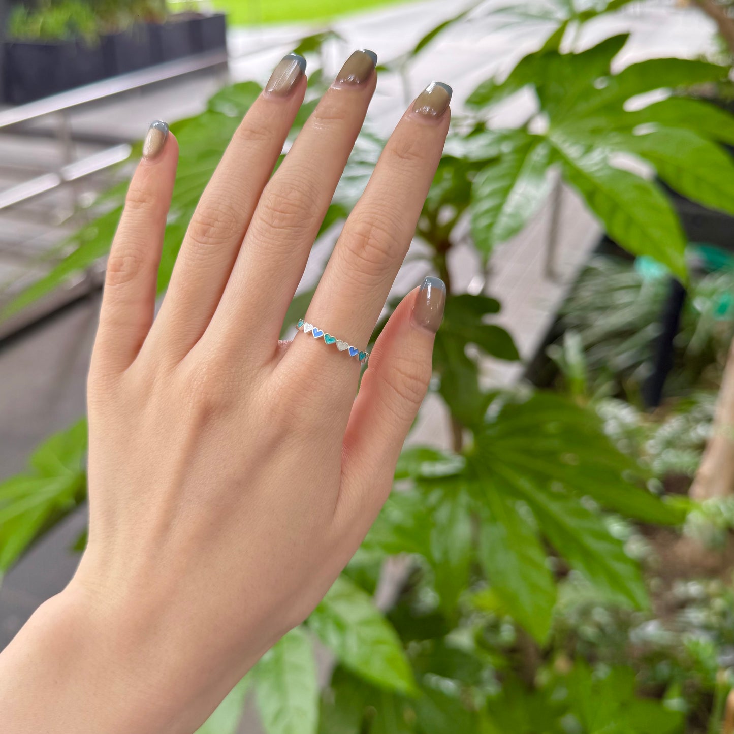 〈横浜限定〉Heart enamel ring