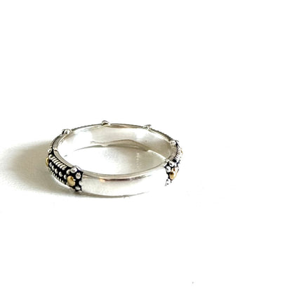 【Bijumam poco】Silver925×18K plain  ring 3