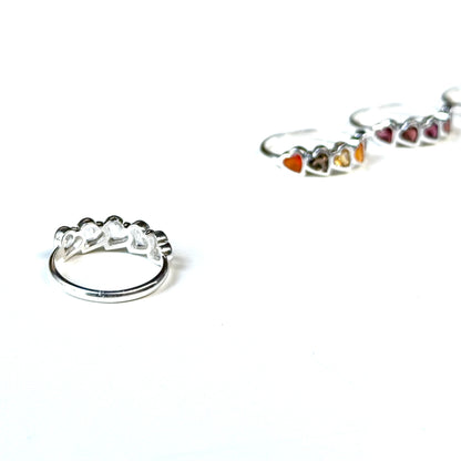 Heart design ring 5