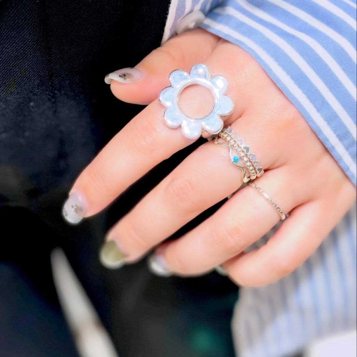〈大宮限定〉Heart enamel ring